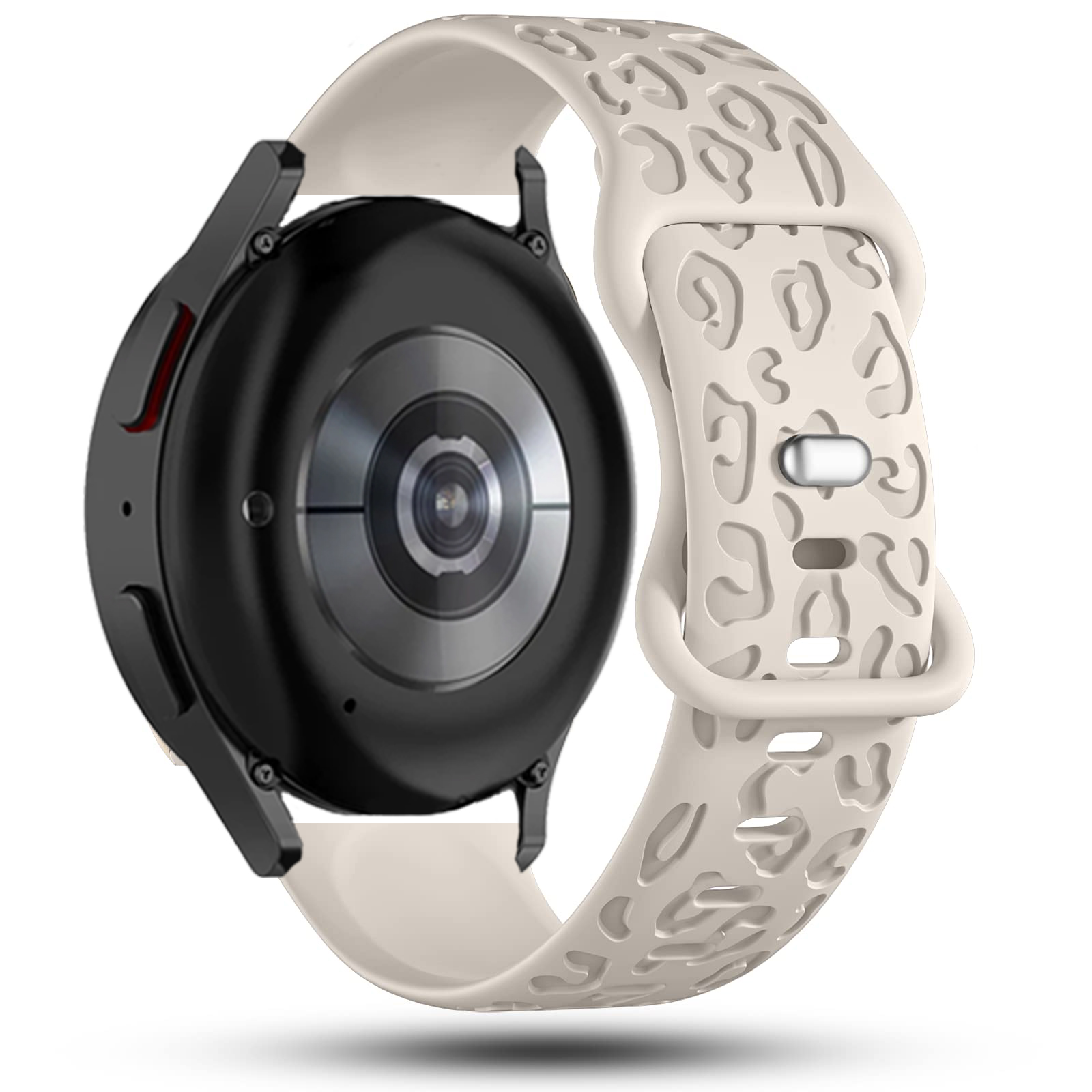 Titan Smartwatch Accessories - สายสลักสำหรับ Samsung Galaxy WATCH 6/5/4/CLASSIC/5/Pro/3/Active 2สายรัดข้อมือซิลิโคนเสือดาว