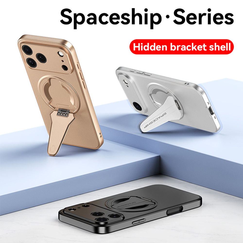 Magnetic Charging Stand - เคสโทรศัพท์แบบชาร์จไร้สาย ป้องกันเลนส์ สำหรับ Apple iPhone 17
