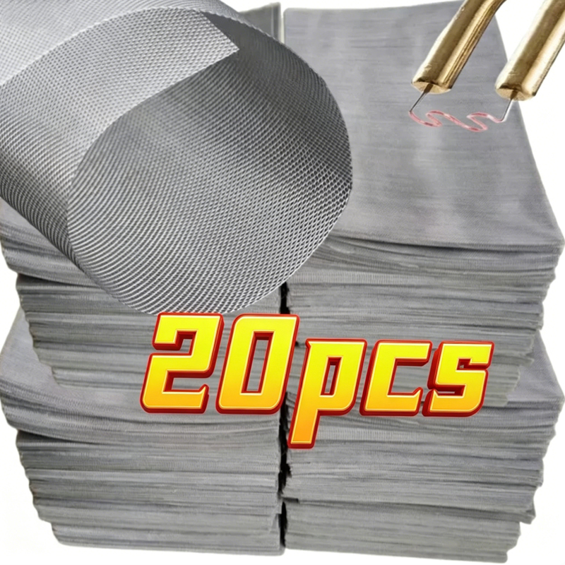 Stainless Mesh Band - ตาข่ายซ่อมกันชนรถยนต์ สแตนเลส ตาข่ายซ่อมรอยแตกพลาสติก ตาข่ายเชื่อม สำหรับกันชน ฝากระโปรง