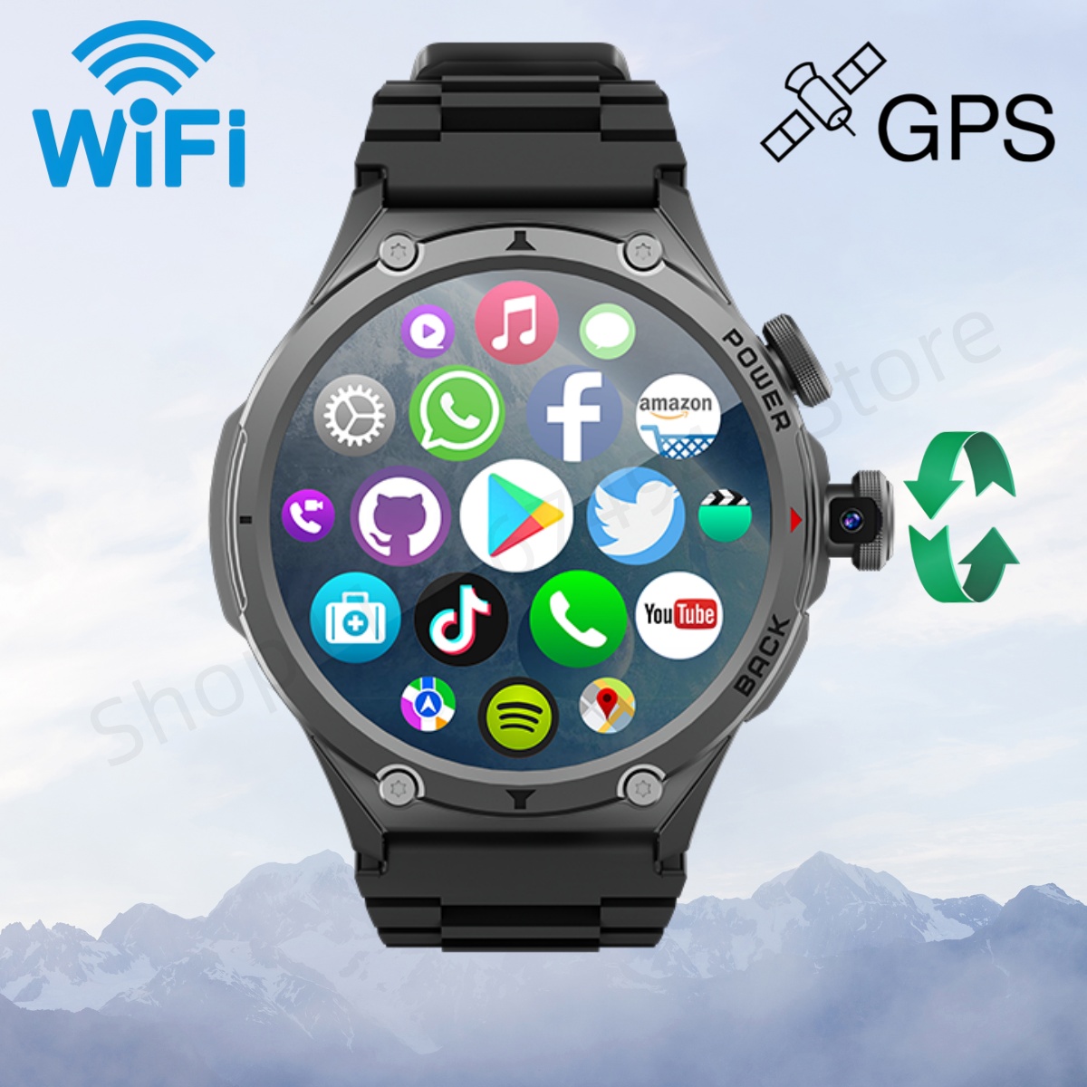 Smartwatch Store - สมาร์ทวอทช์ H12 4G LTE พร้อม WiFi