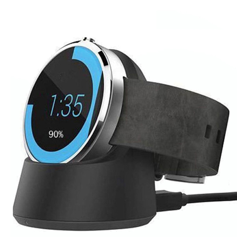 Motorola Smartwatch Accessories - สำหรับ Motorola Moto 360นาฬิกาอัจฉริยะ Qi แท่นชาร์จแบบไร้สายแท่นชาร์จสายชาร์จ