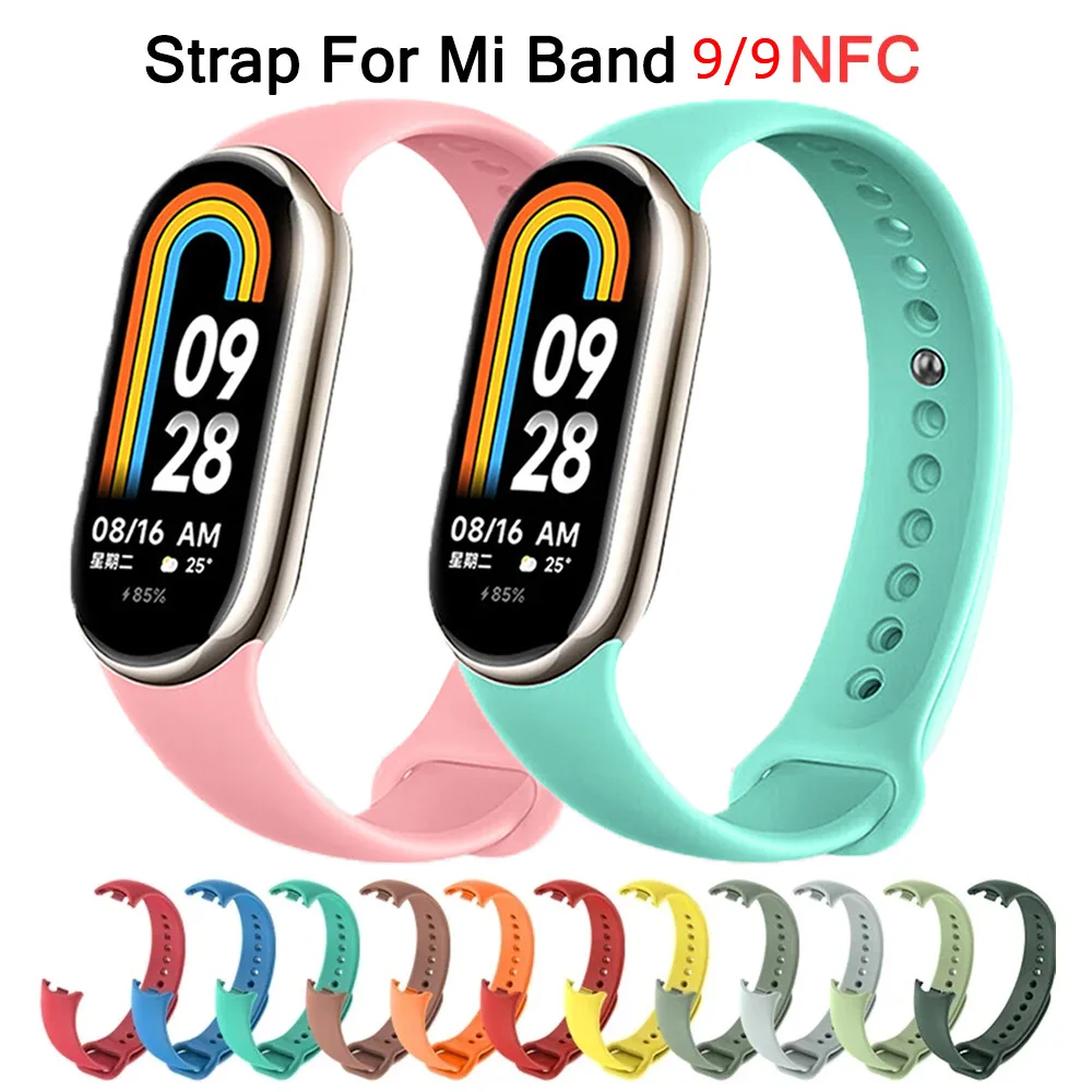 Silicone Band Replacement - สําหรับ Xiao mi mi Band 9/9