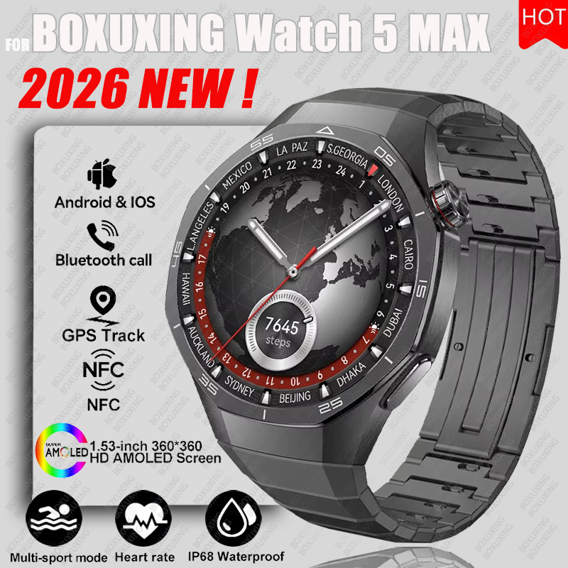 Smartwatch Faces - นาฬิกา BOXUXING รุ่นใหม่ ปี 2026 นาฬิกาอัจฉริยะ