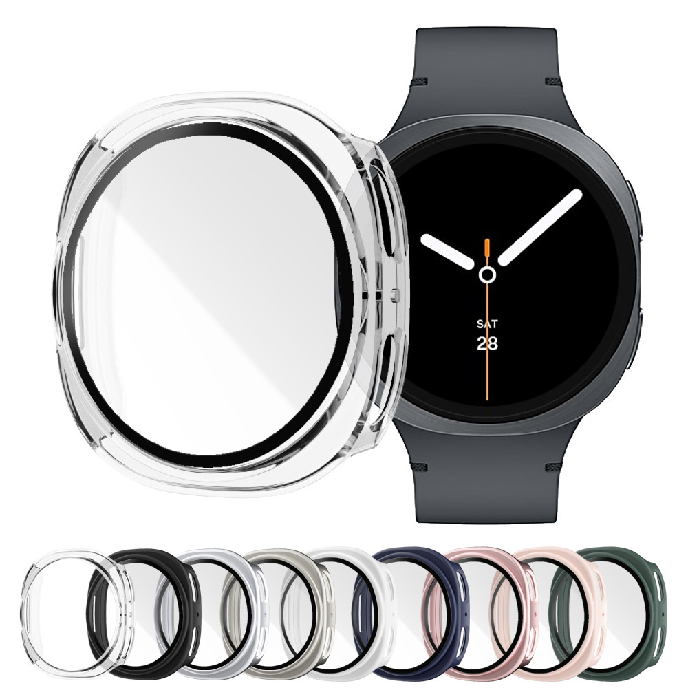 Samsung Smartwatch Accessories - กระจกนิรภัย + กรณีสําหรับ Samsung Galaxy Watch
