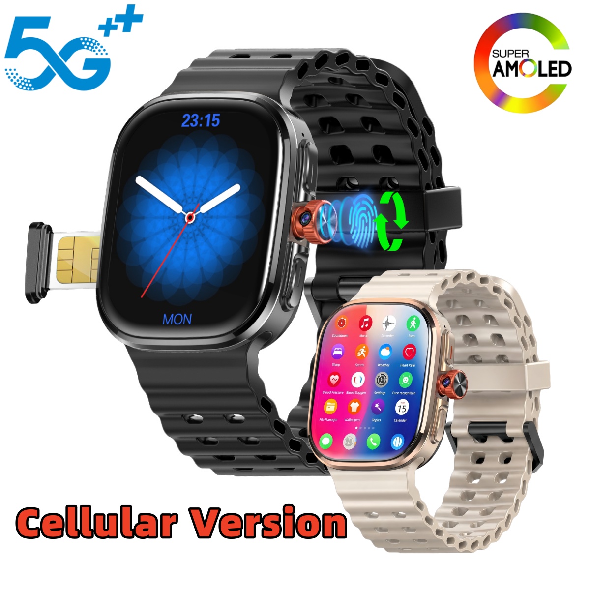 Smartwatch Id - M99 Pro Android 15.0 หน้าจอ Amoled