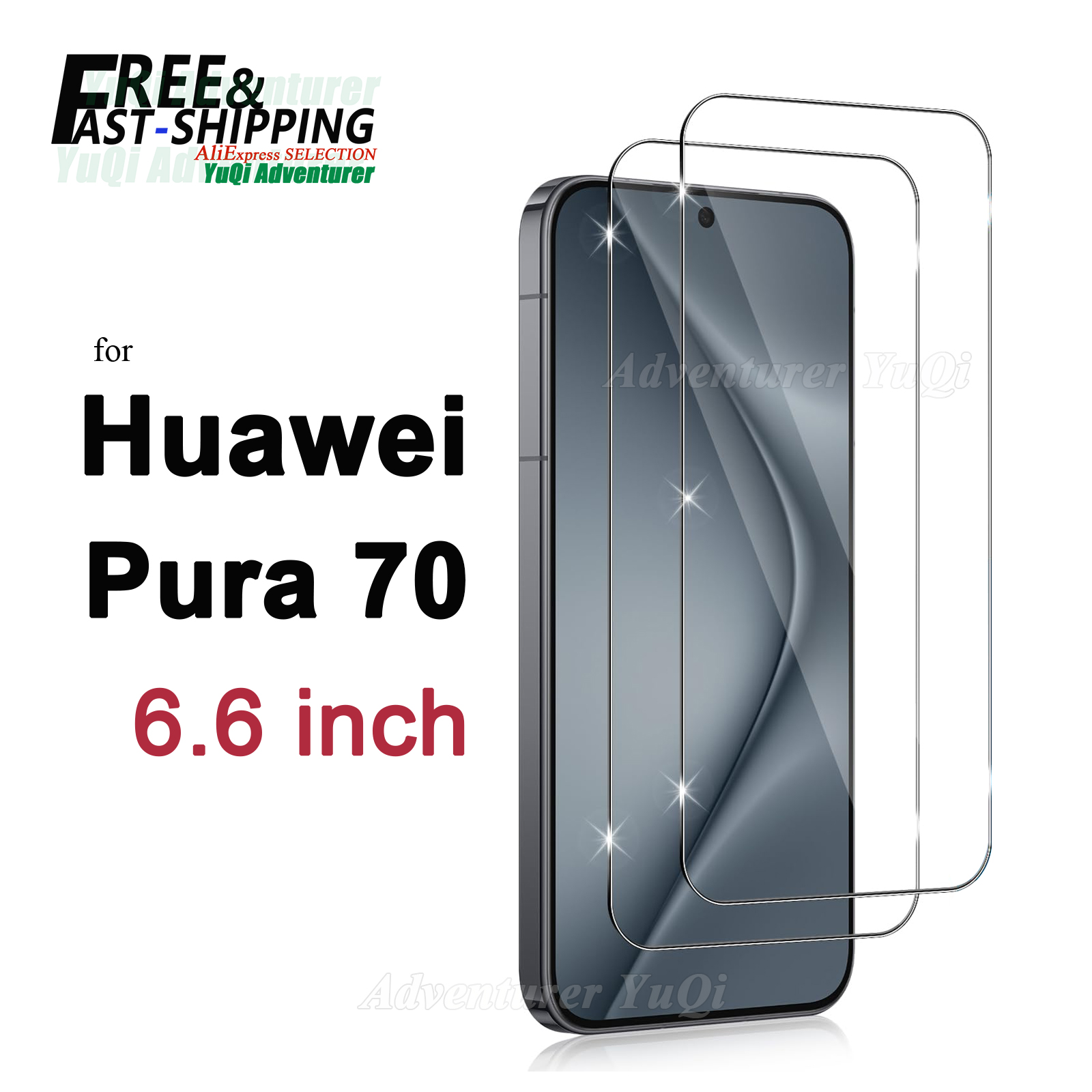 Huawei Pura 70 - ป้องกันหน้าจอสําหรับ Huawei Pura 70 6.6 นิ้วกระจกนิรภัย
