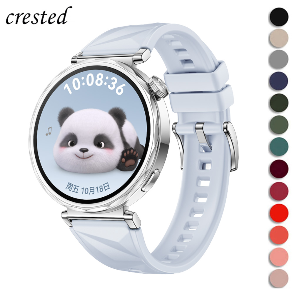 Titan Smartwatch Accessories - 18 มม./22 มม.ซิลิโคนสําหรับนาฬิกา Huawei GT 5