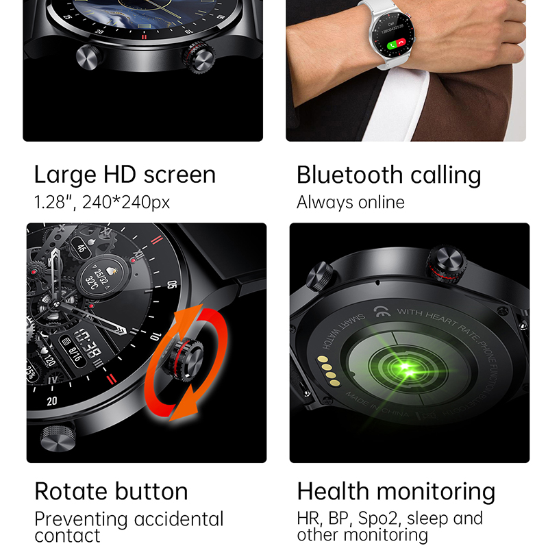 สมาร์ทวอทช์ ECG+PPG พร้อมฟังก์ - Smartwatch Faces บทวิจารณ์และราคา