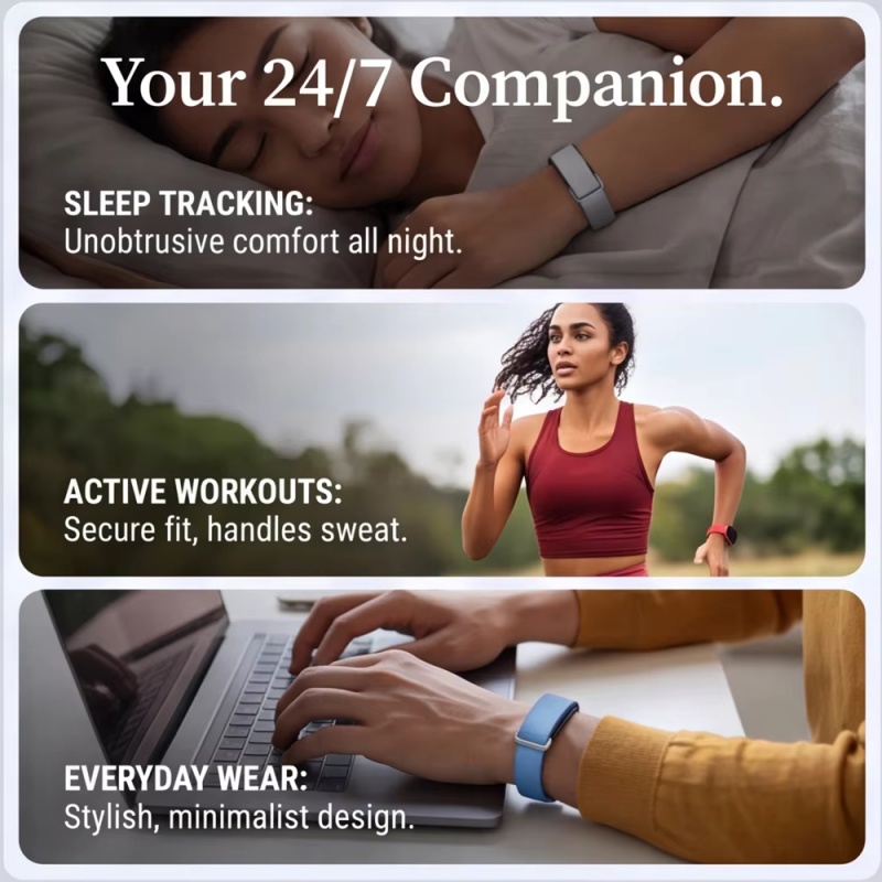 สายนาฬิกาสีทึบแบบนุ่มสำหรับกูเ - Sport Loop Strap บทวิจารณ์และราคา