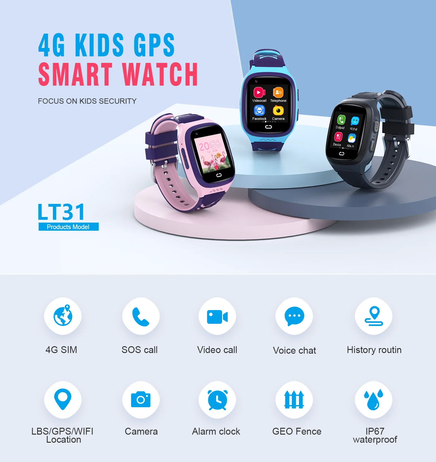 นาฬิกาสมาร์ทวอทช์เด็ก 4G พร้อม - Smartwatch Id บทวิจารณ์และราคา