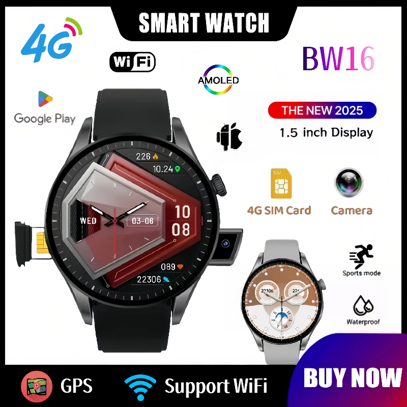 สมาร์ทวอทช์ 4G รุ่นใหม่ BW16:  - Smartwatch Id บทวิจารณ์และราคา
