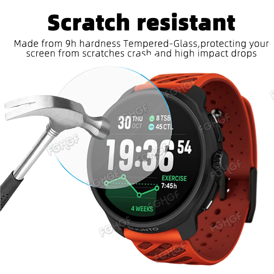 ฟิล์มป้องกันกระจกนิรภัยสำหรับซ - Smart Watch Accessories บทวิจารณ์และราคา
