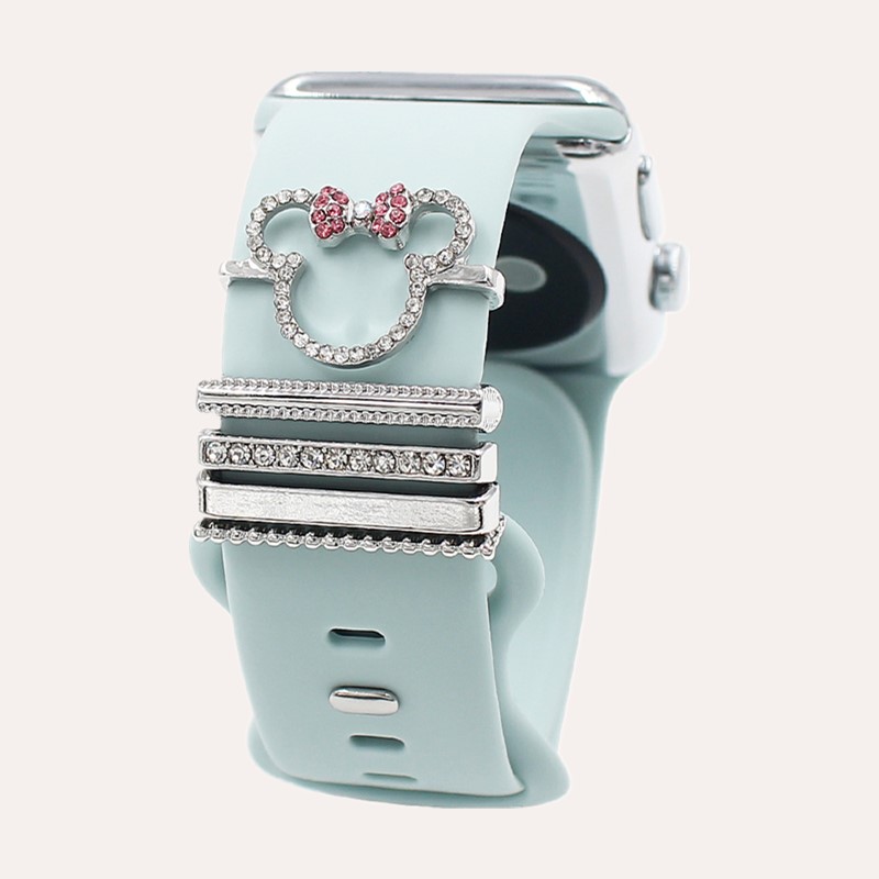 5pcs การ์ตูน Rhinestone Watchb - Smartwatch Watch Accessories บทวิจารณ์และราคา
