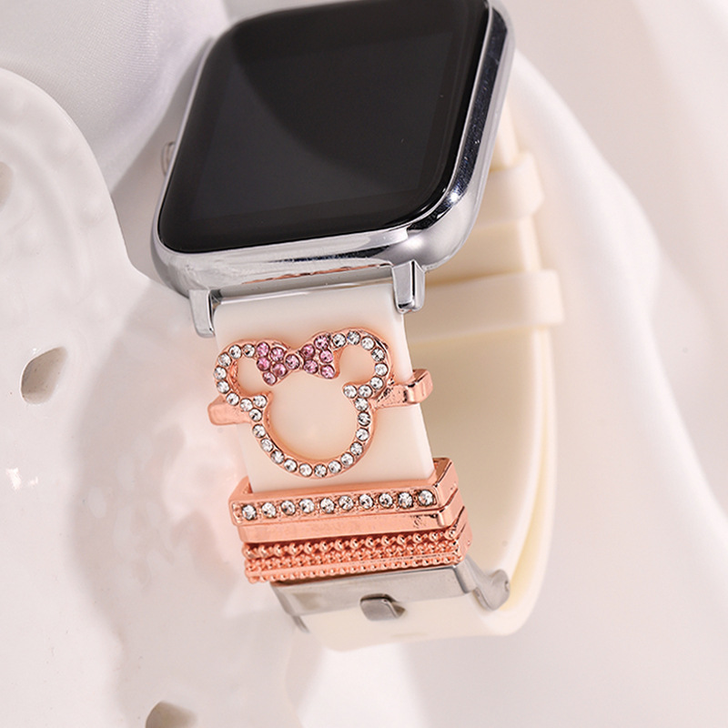 5pcs การ์ตูน Rhinestone Watchb - Smartwatch Watch Accessories บทวิจารณ์และราคา