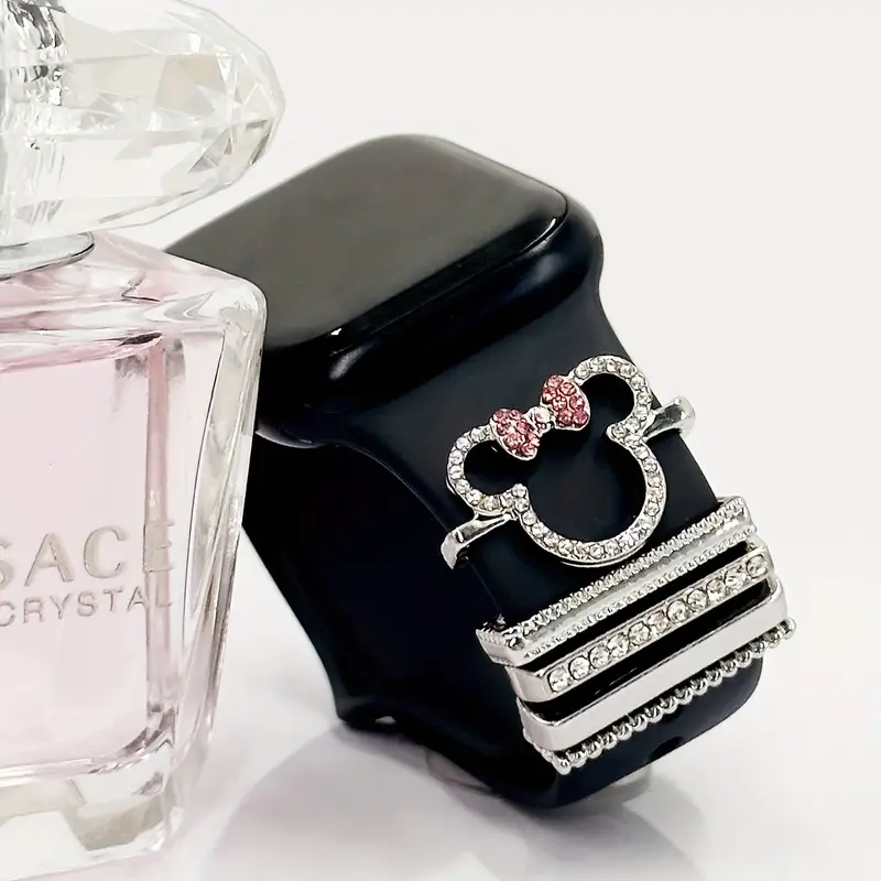 5pcs การ์ตูน Rhinestone Watchb - Smartwatch Watch Accessories บทวิจารณ์และราคา