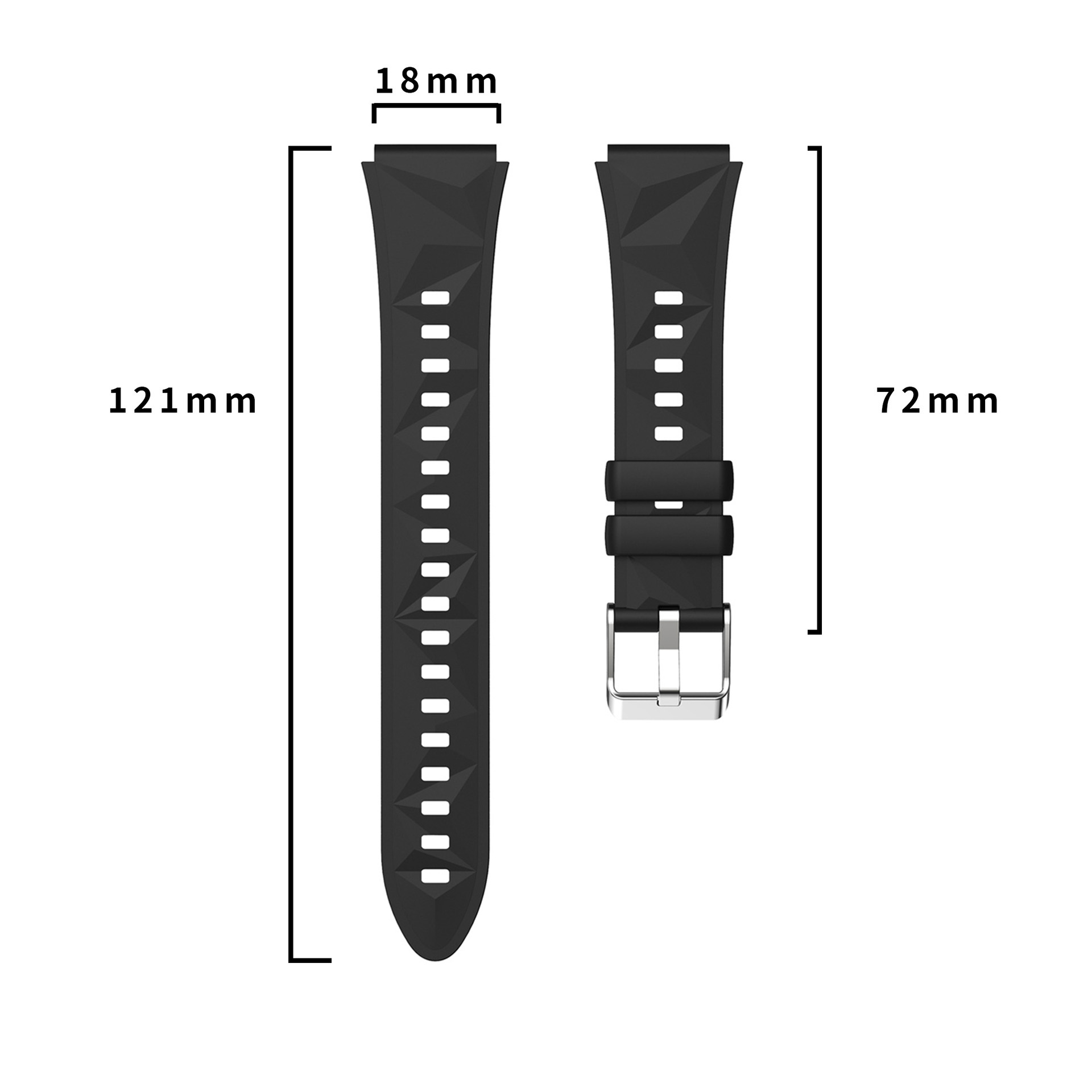 18 มม./22 มม.ซิลิโคนสําหรับนาฬ - Titan Smartwatch Accessories บทวิจารณ์และราคา