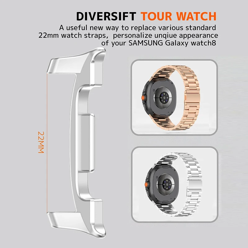 22 มม.สําหรับ Samsung Watch 8/ - Smart Watch Accessories บทวิจารณ์และราคา