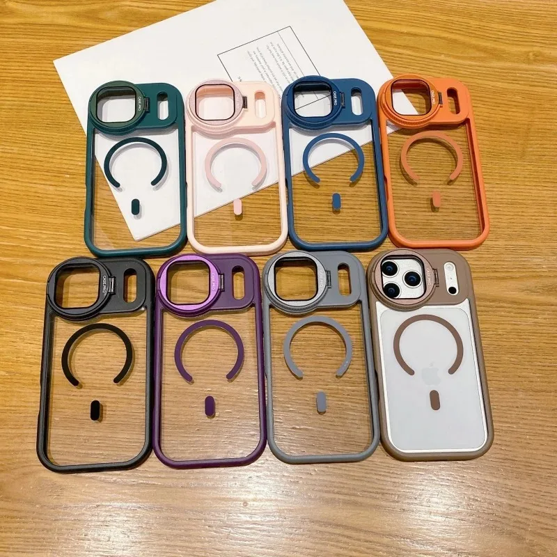 เคสโทรศัพท์ใสพร้อมขาตั้งกล้องใ - Magnetic Charging Stand บทวิจารณ์และราคา